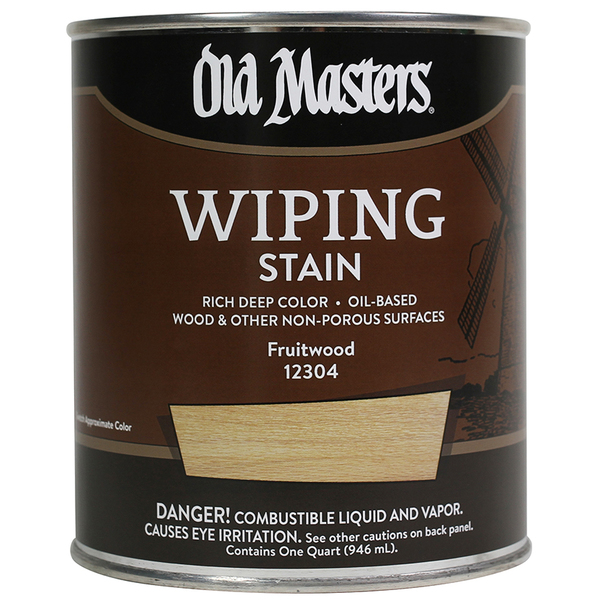 Old Masters 1 Qt Fruitwood Oil-Based Wiping Stain 12304